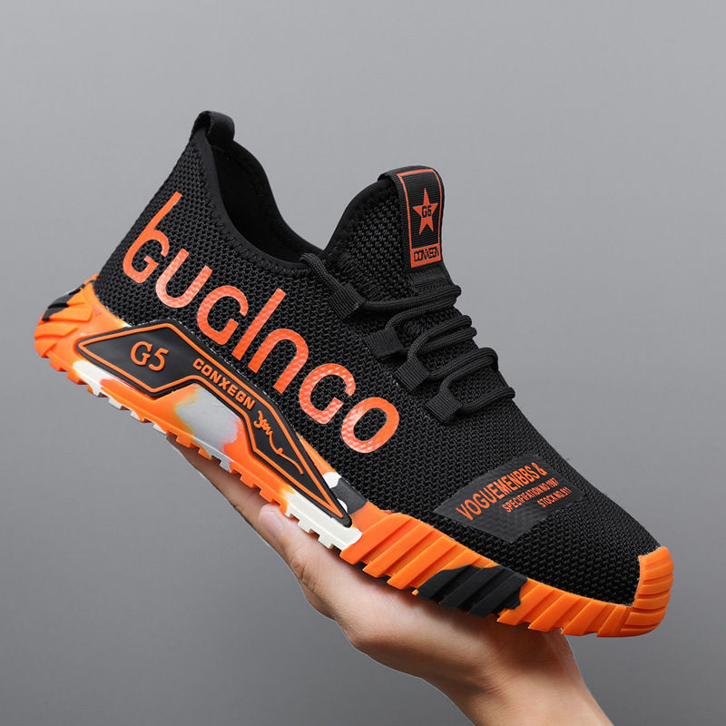 Thumbnail: New 2025 Men Running Shoes Breathable Outdoor Sports Shoes Lightweight Sneakers 