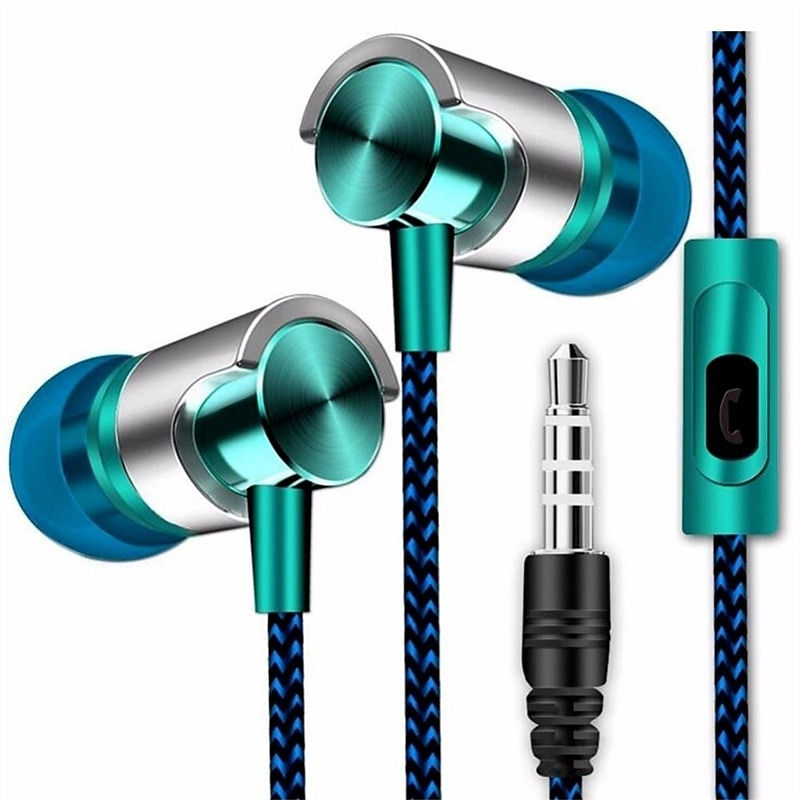 Thumbnail: Wired In-ear Earphone In Ear Noise Cancellation Ergonomic Design Stereo Sports M