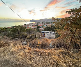 Plot for sale in Skala Eresos with sea view!!