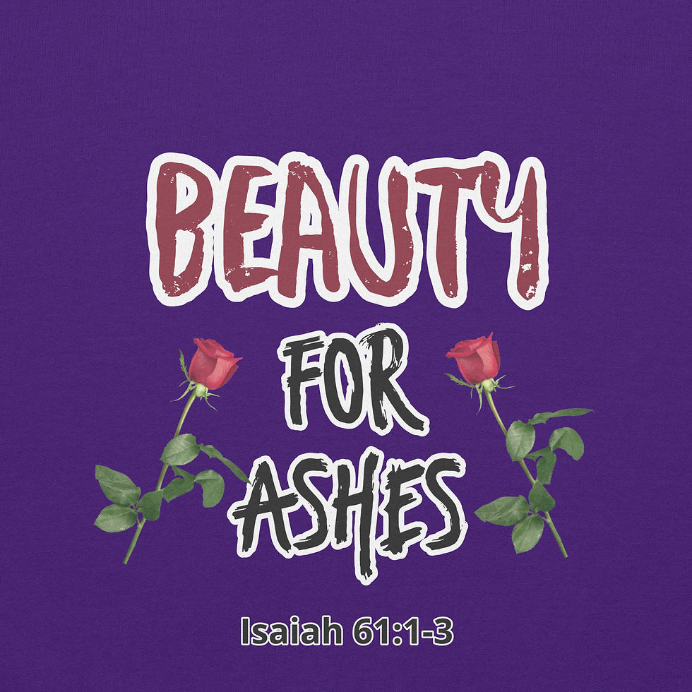 Thumbnail: Beauty for Ashes Isaiah 61:1-3 Unisex Hoodie