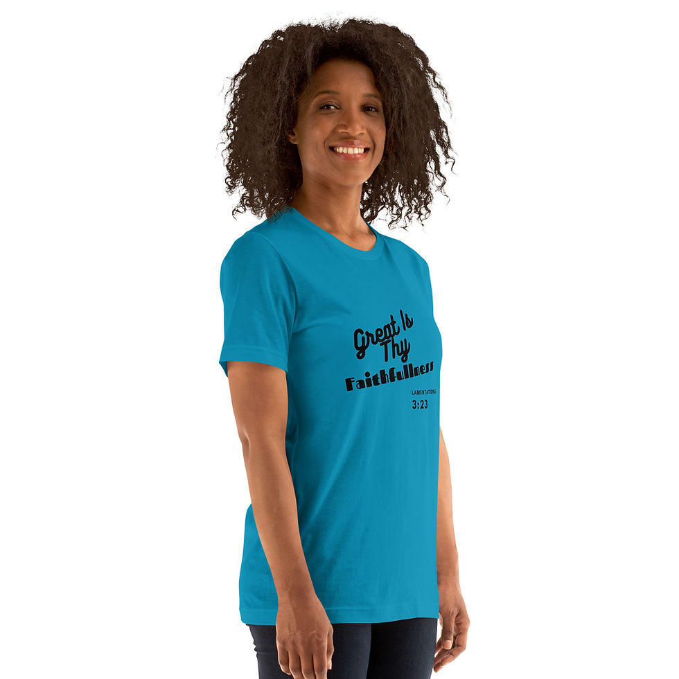Thumbnail: Short-Sleeve Unisex T-Shirt- Great is Thy Faithfulness