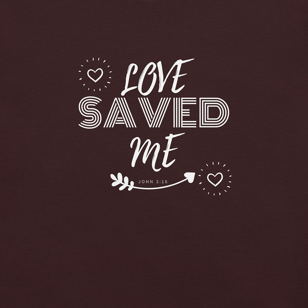 Thumbnail: Short-Sleeve Unisex T-Shirt- Love Saved Me
