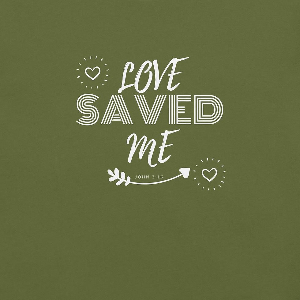 Thumbnail: Short-Sleeve Unisex T-Shirt- Love Saved Me