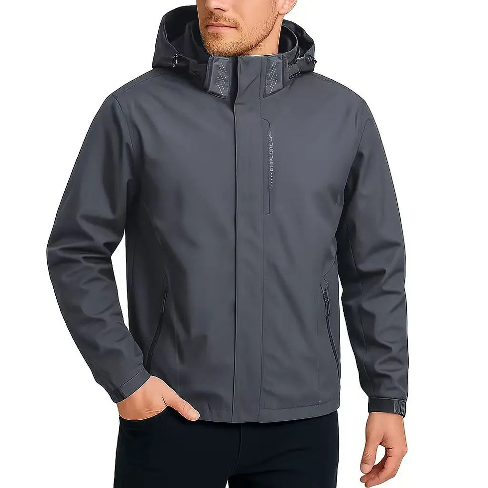 Thumbnail: Men’s Waterproof Hooded Outdoor Windbreaker Jacket