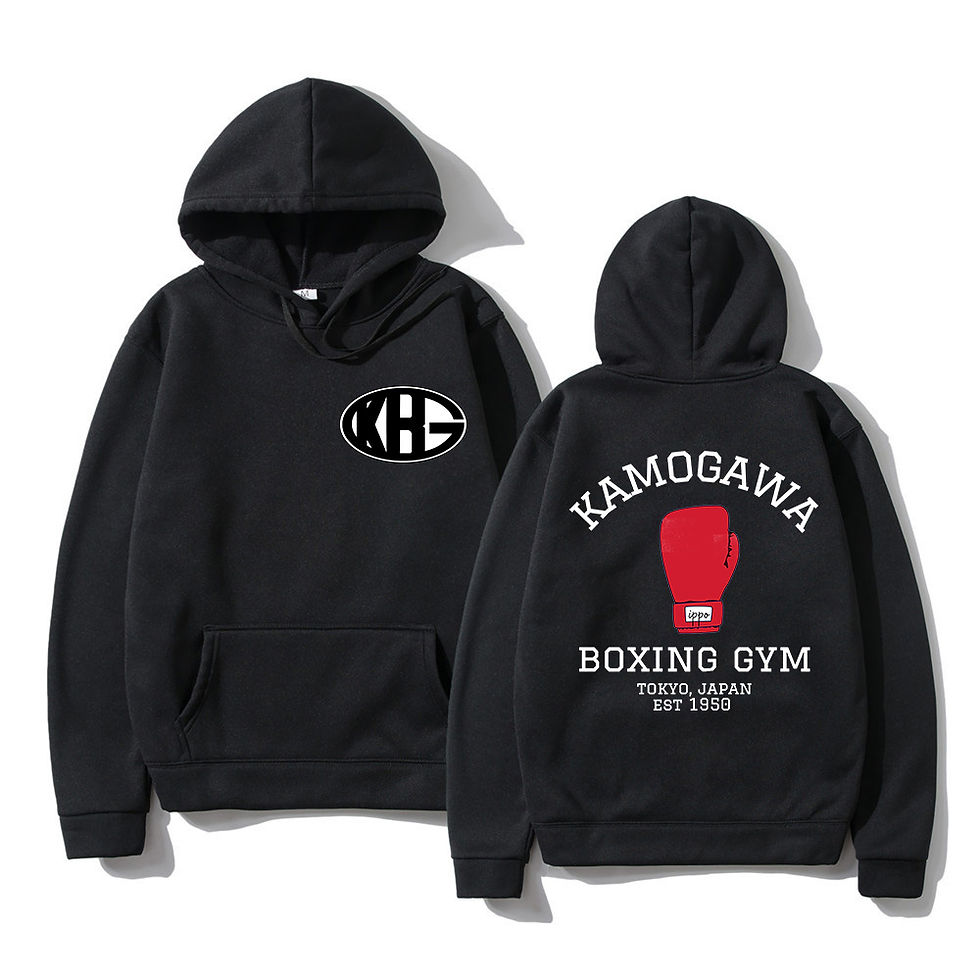 Thumbnail: Unisex Kamogawa Boxing Gym Graphic Hoodie