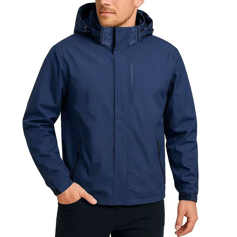 Thumbnail: Men’s Waterproof Hooded Outdoor Windbreaker Jacket