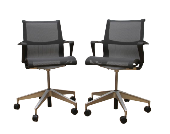 Paire de fauteuils de bureau Setu, Herman Miller