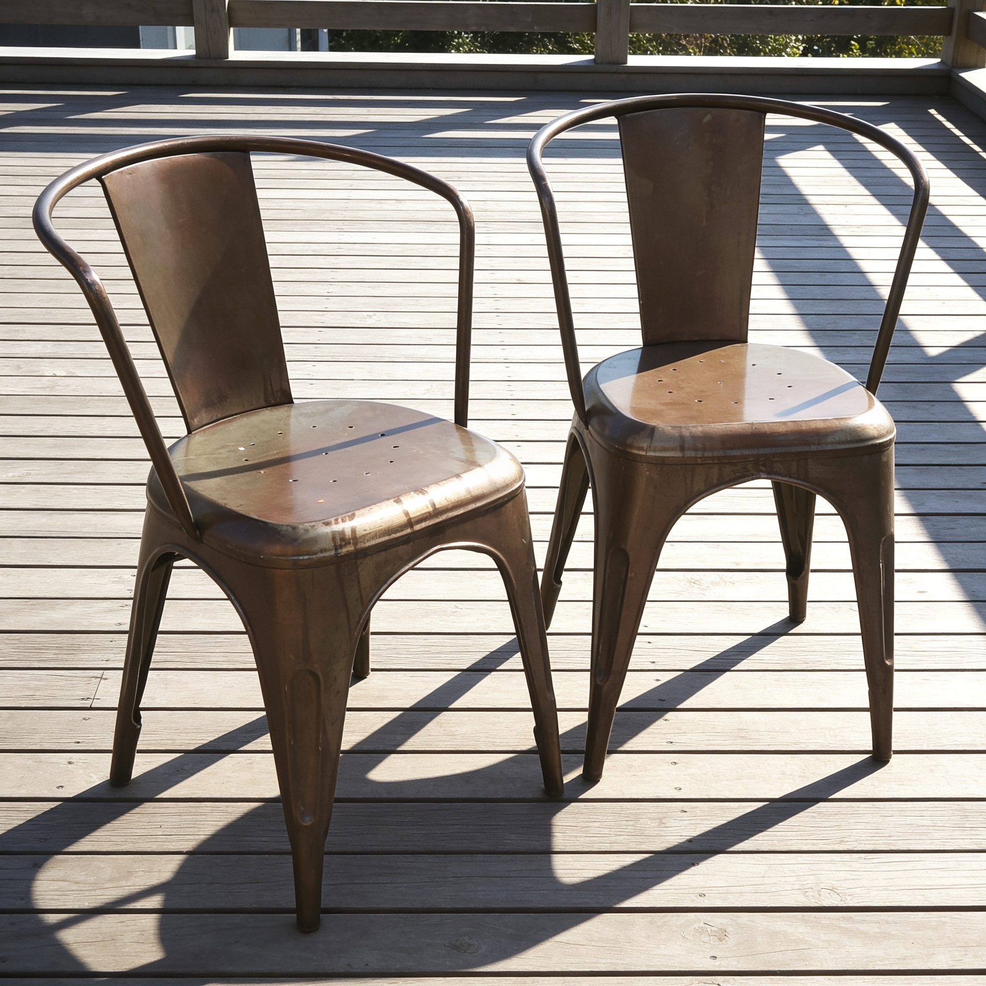 Paire de chaises bistrot vintage