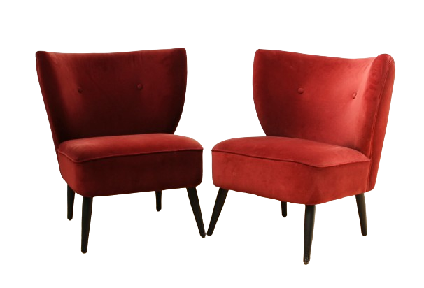 Paire de fauteuils vintage AMPM