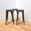 Miniature : Suite de 3 tabourets de bar Tolix
