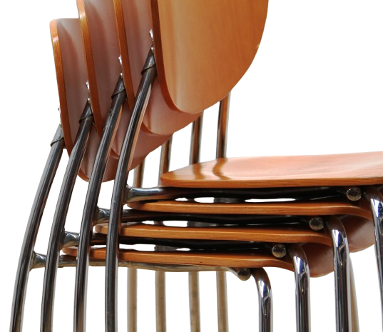 Miniature : Suite de 4 chaises vintages