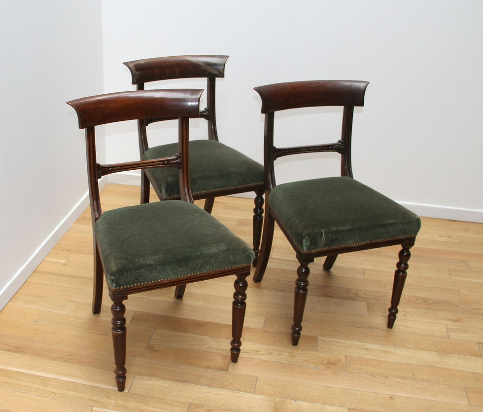 Miniature : Chaises style Louis XVI