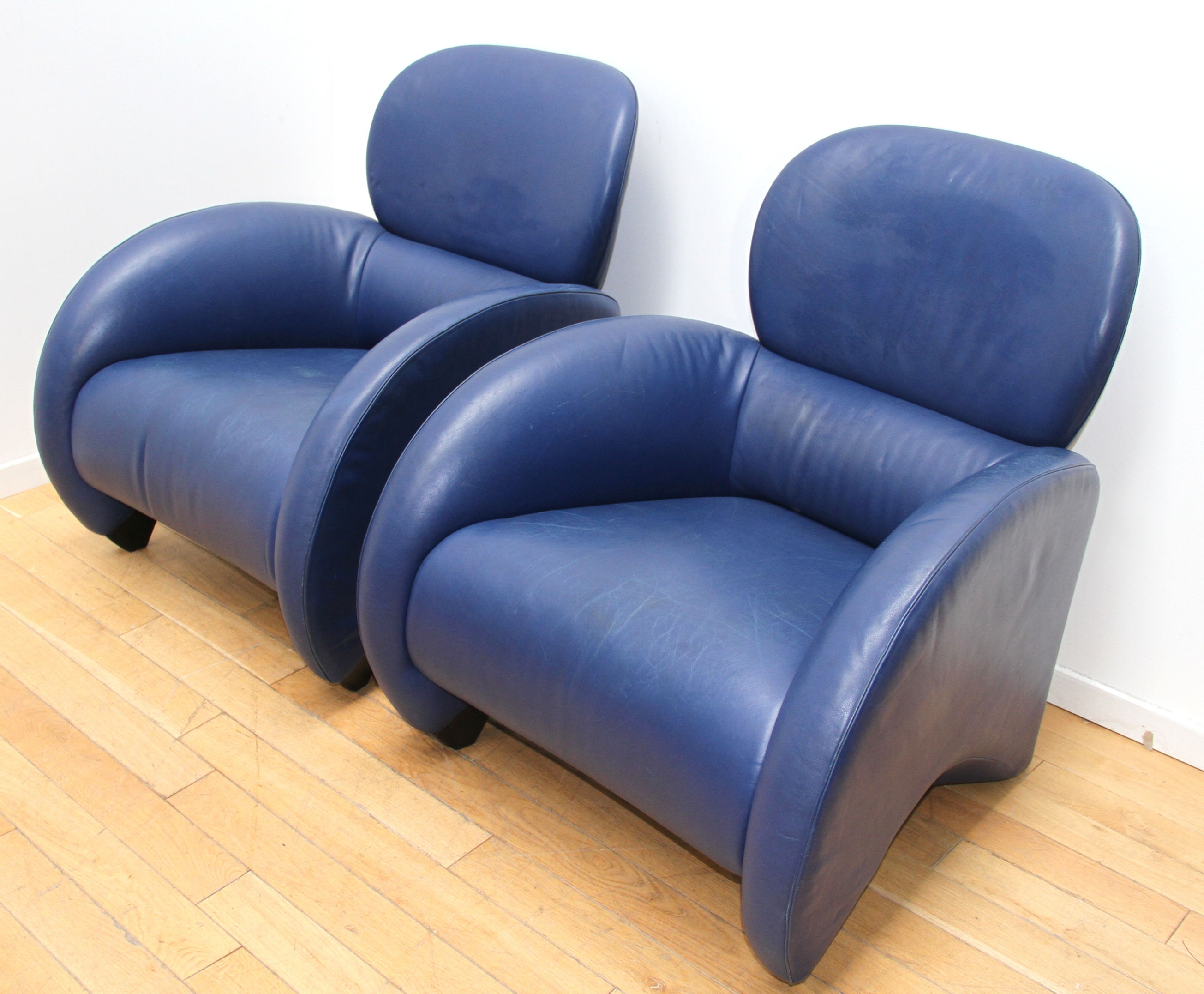 Paire de fauteuils vintages