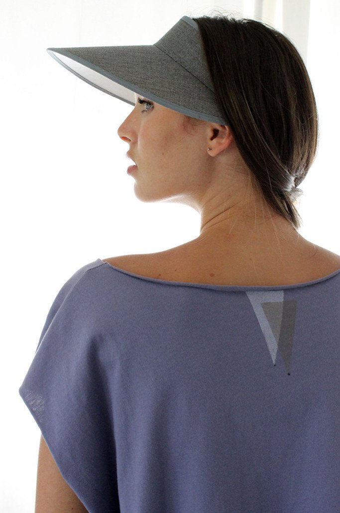 Thumbnail: Triangles printed Lavender tshirt