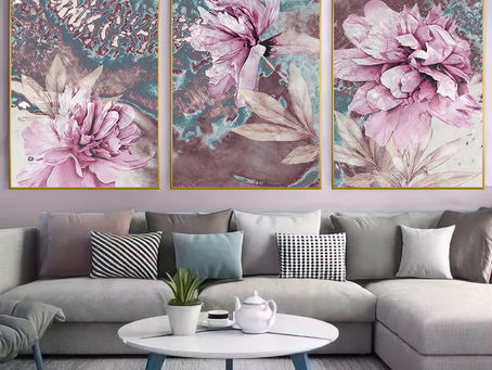 Decoração Estilo Romântico: Quadros Elegantes e Delicados