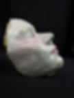masque porté en papier mâché