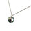 Thumbnail: Green Tahitian Pearl &Diamond Dangle Pendant Necklace