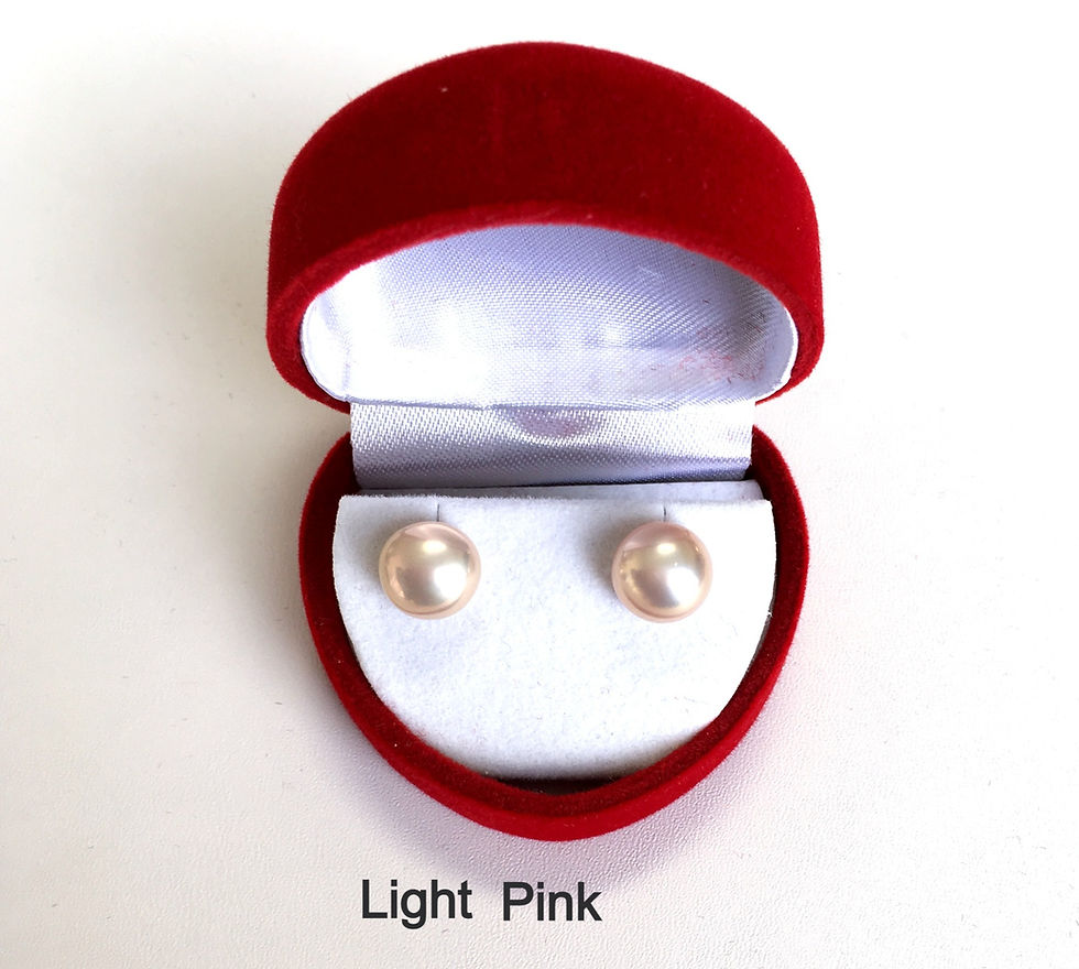 Thumbnail: Various color Freshwater Pearl stud earrings