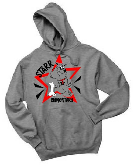 JERZEE 8 OZ. NUBLEND FLEECE PULLOVER HOODIE