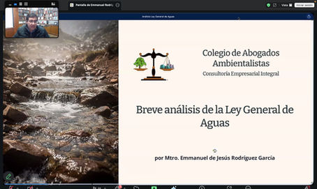 Curso para socios de AIEVAC: implicaciones prácticas de la Ley General de Aguas y la reforma a la Ley de Aguas Nacionales