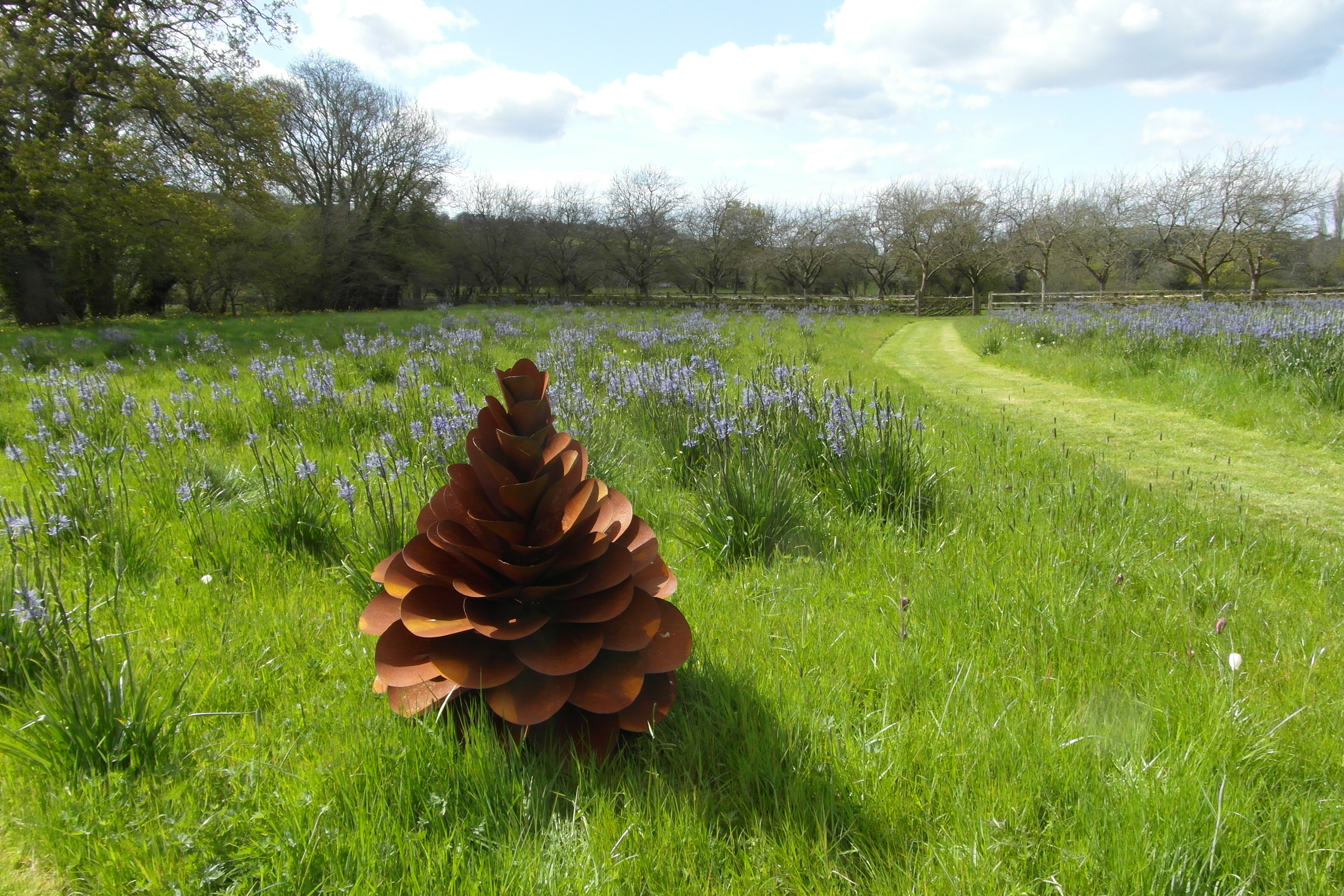 Steel Pine Cone