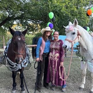 Lilian holding Sancho