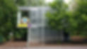 Das Pfadfinderhaus in der Buchenstraße 1, gebaut aus Plexiglas.