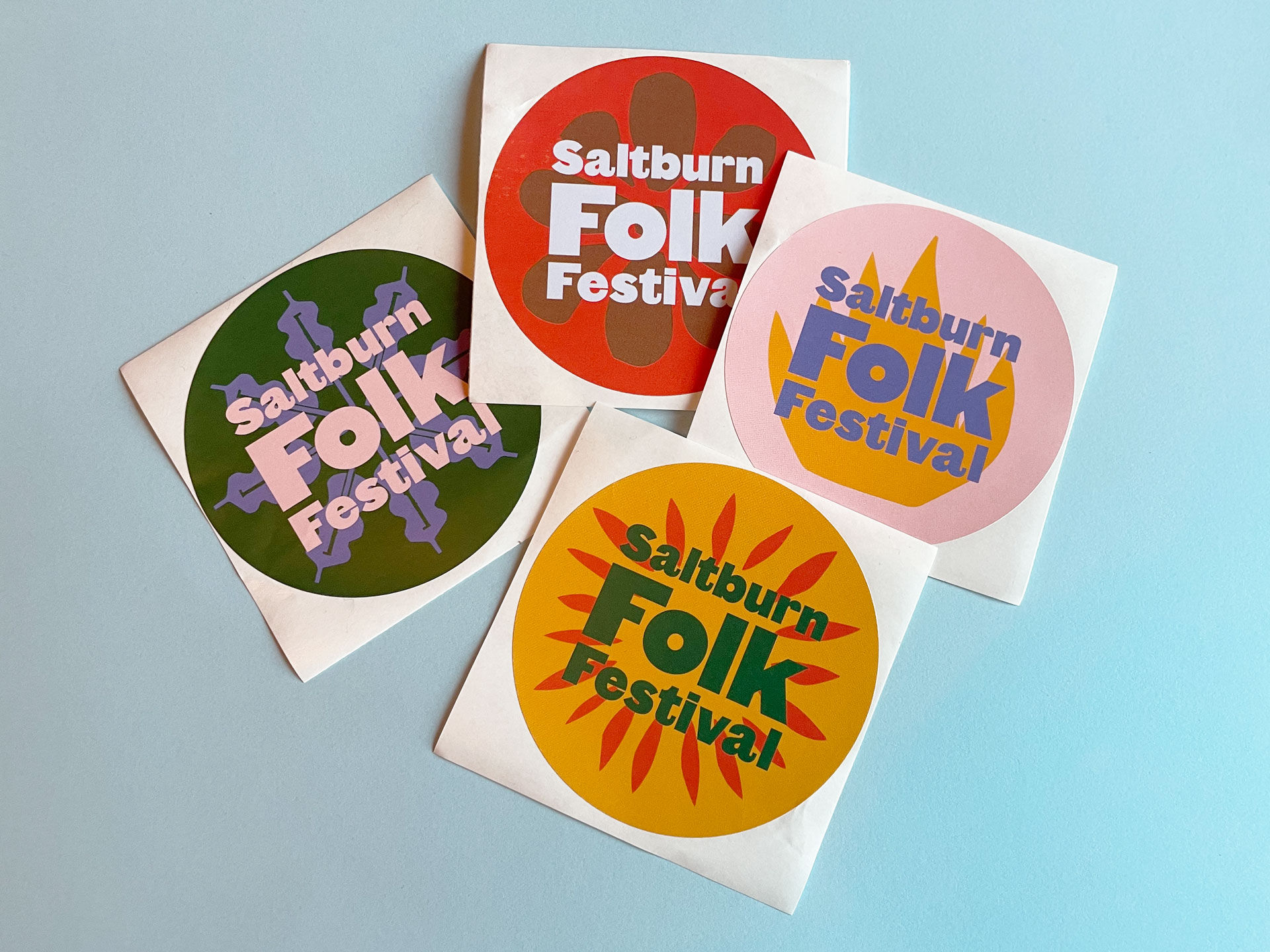 Saltburn Folk Festival Sticker