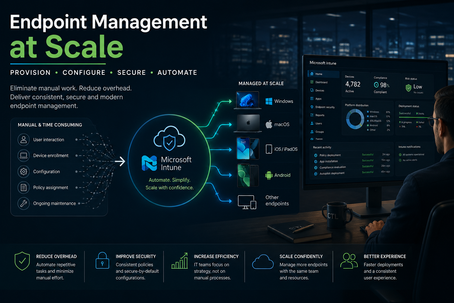 Endpoint management at scale: reducing the manual work behind Intune