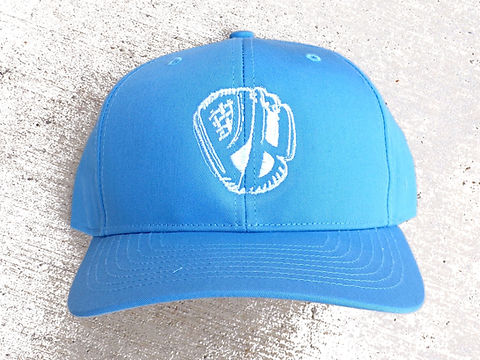 Carolina Blue Snapback Hat-PB57 PowerballersBaseball