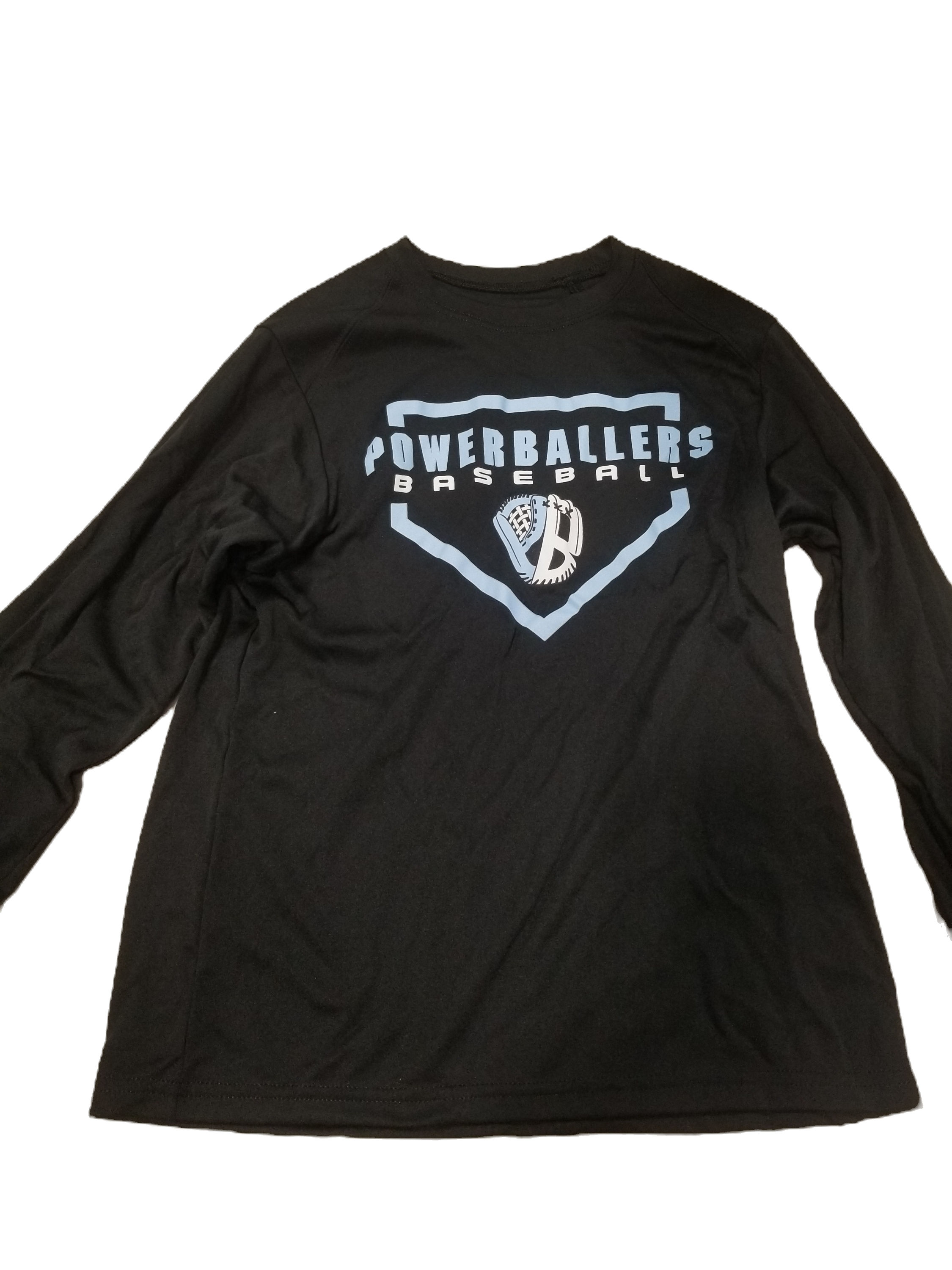 2xl and 3xl Black Long Sleeve Shirt
