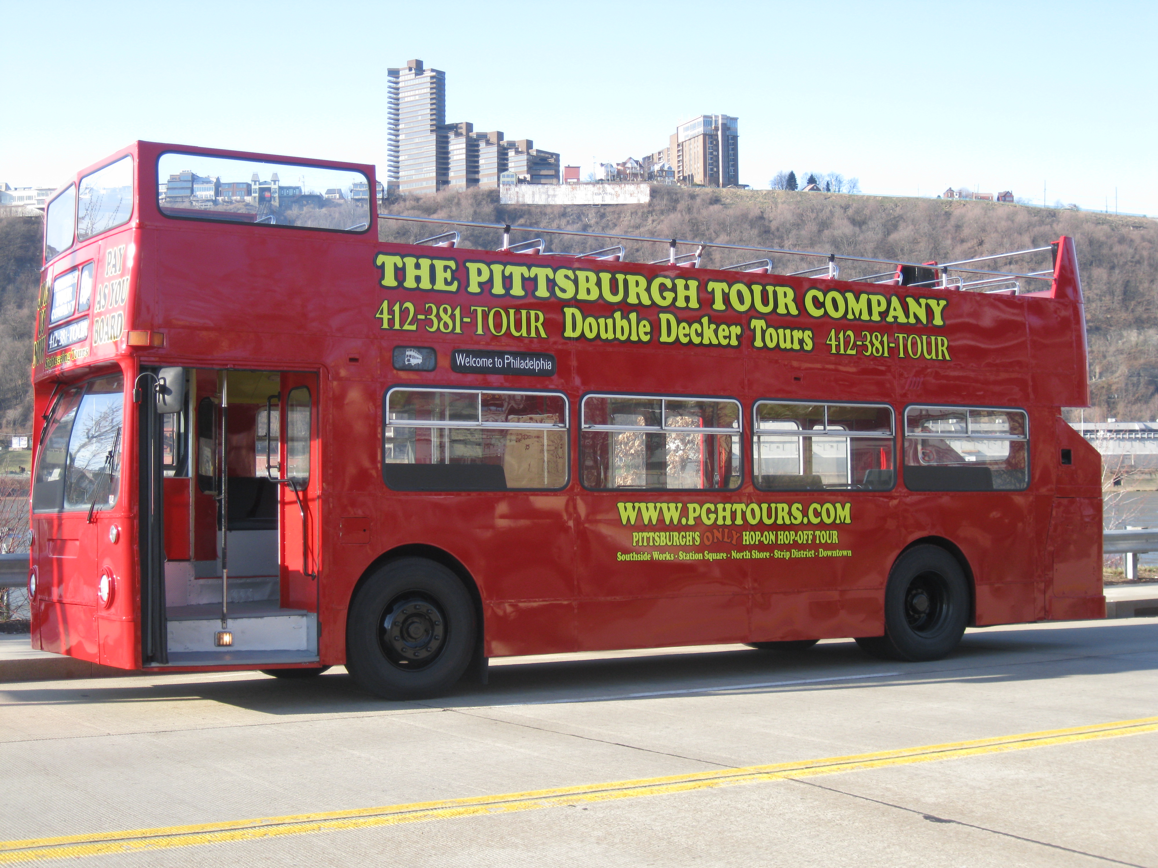 DOUBLE DECKER BUSES United States The Pittsburgh Tour Company