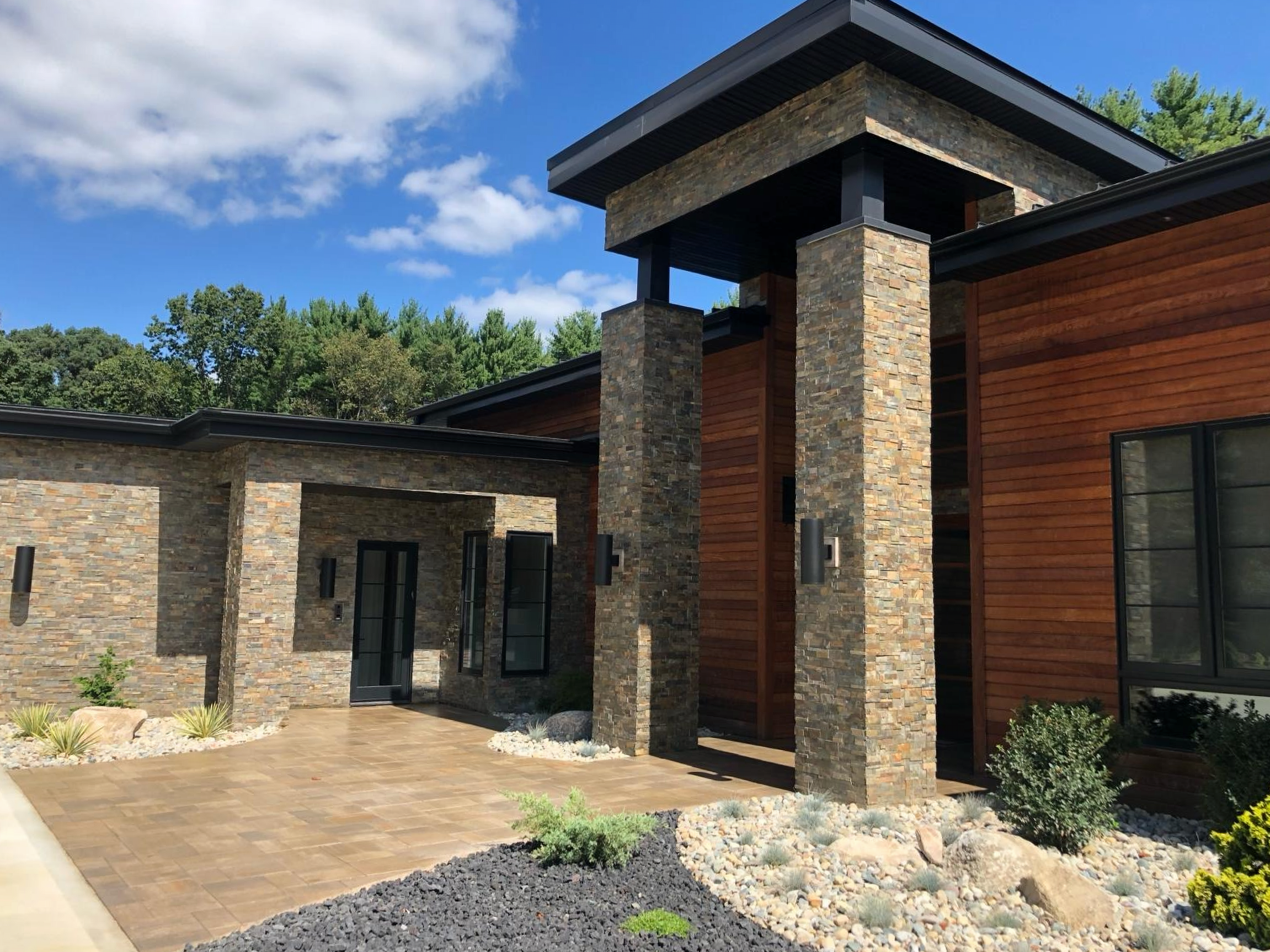 Outdoor living masonry project 15