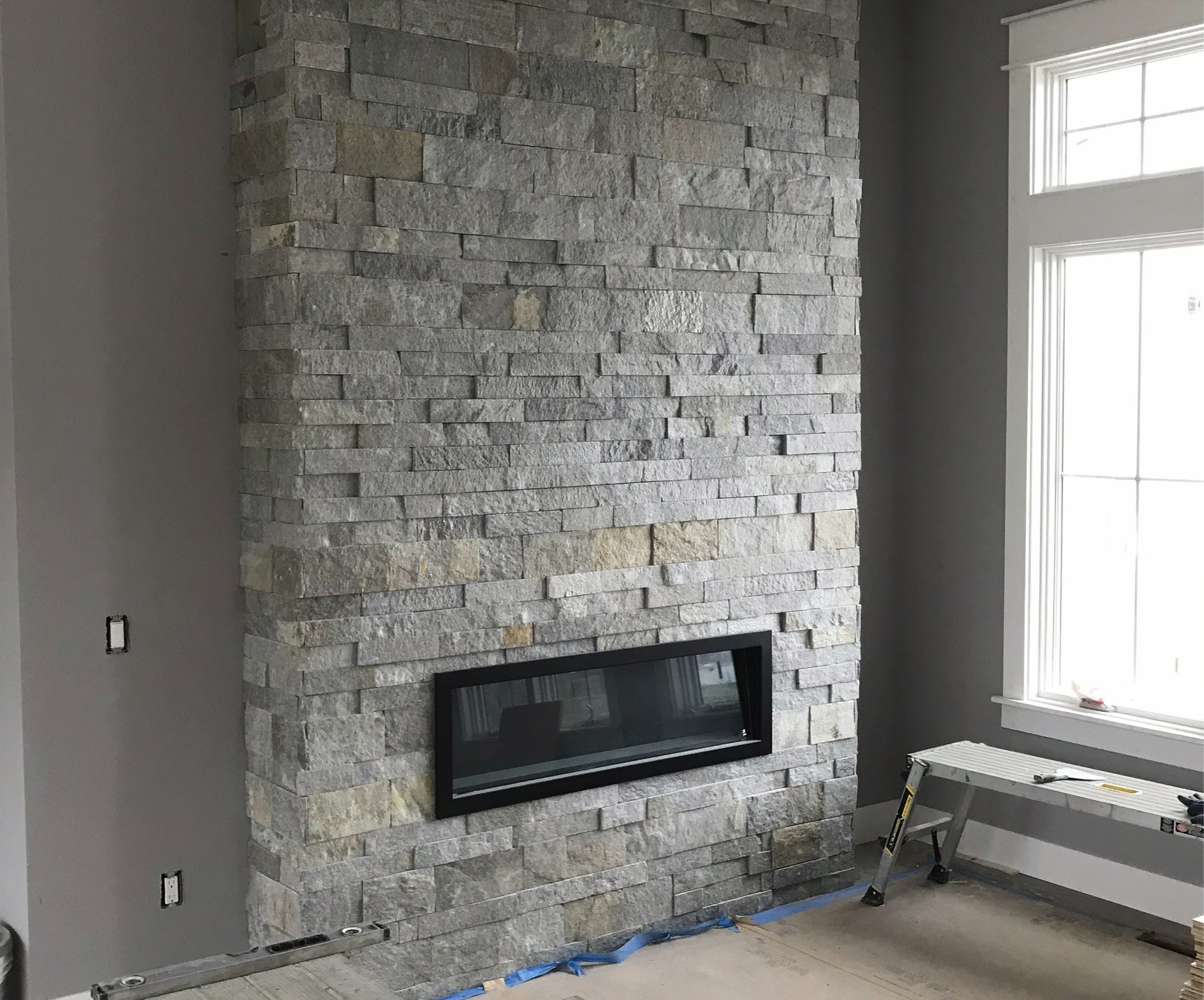 Fireplace masonry project 5