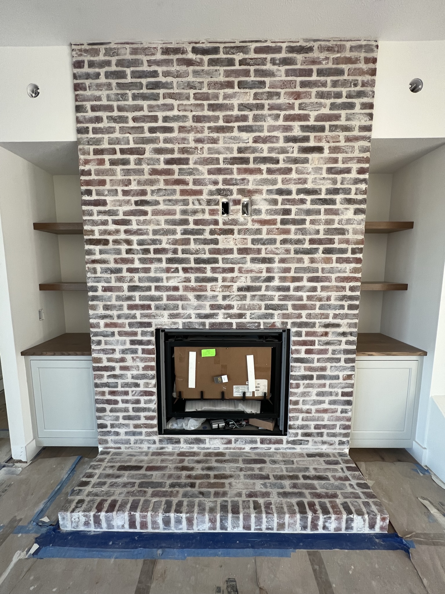 Fireplace masonry project 16