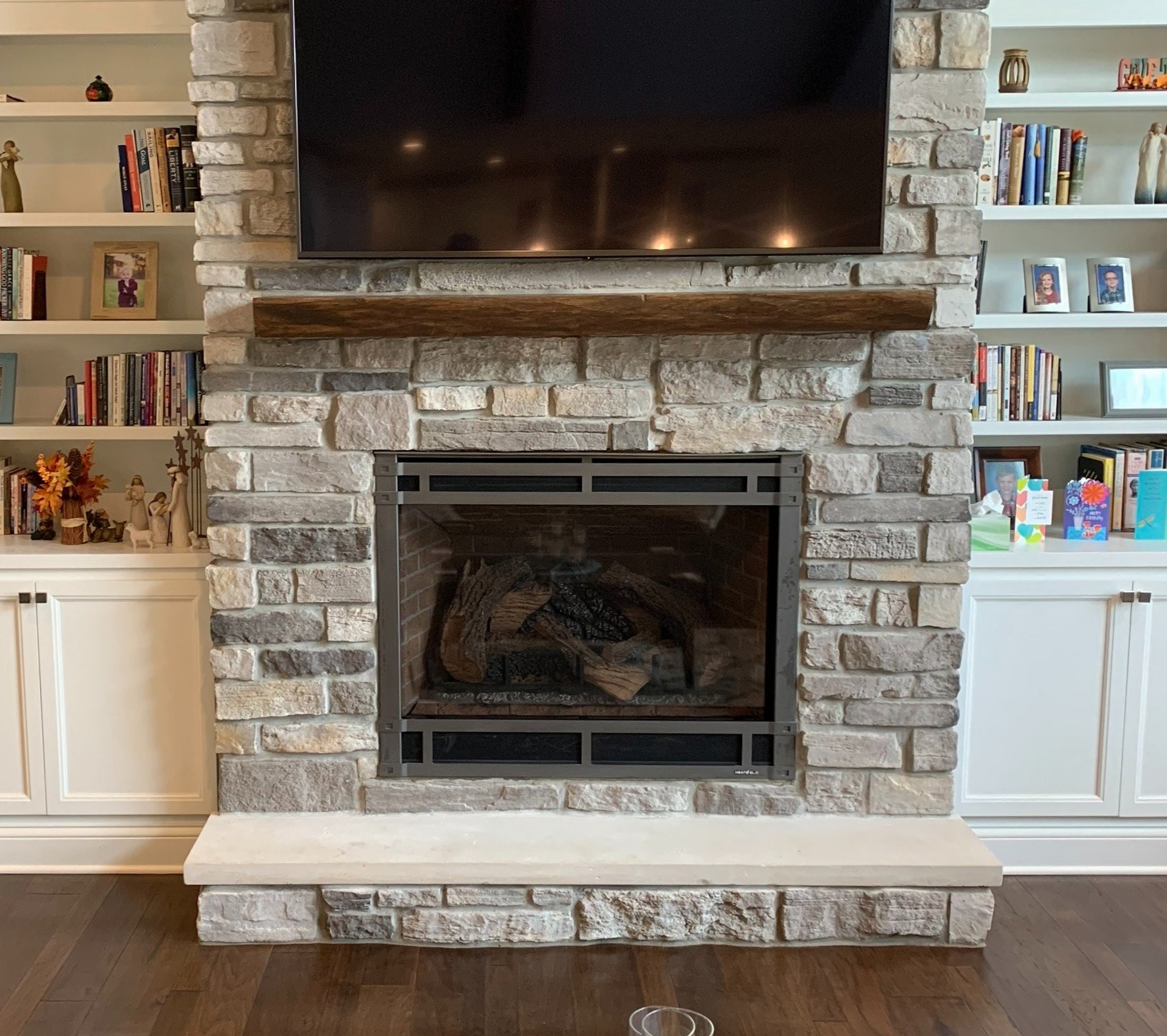 Fireplace masonry project 3