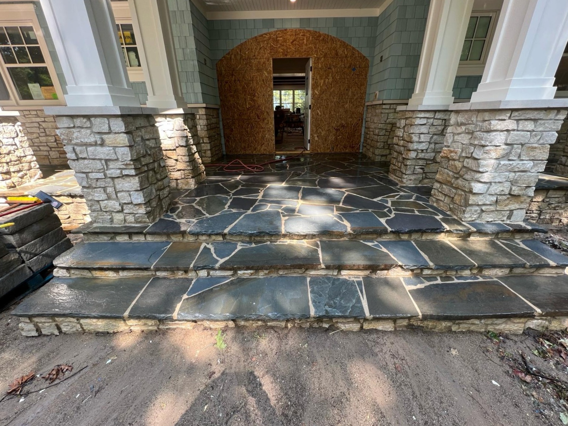 Outdoor living masonry project 17