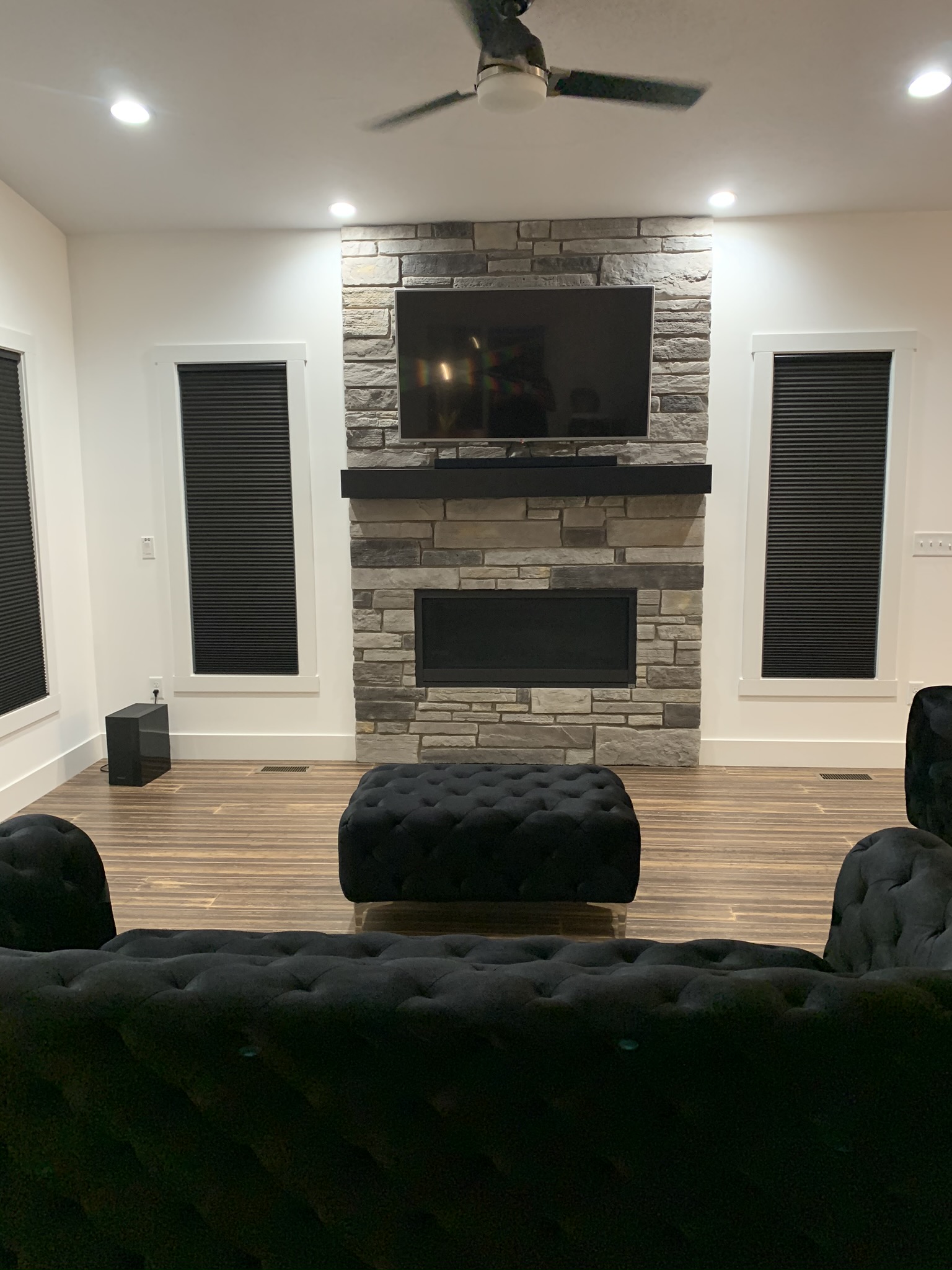 Fireplace masonry project 14