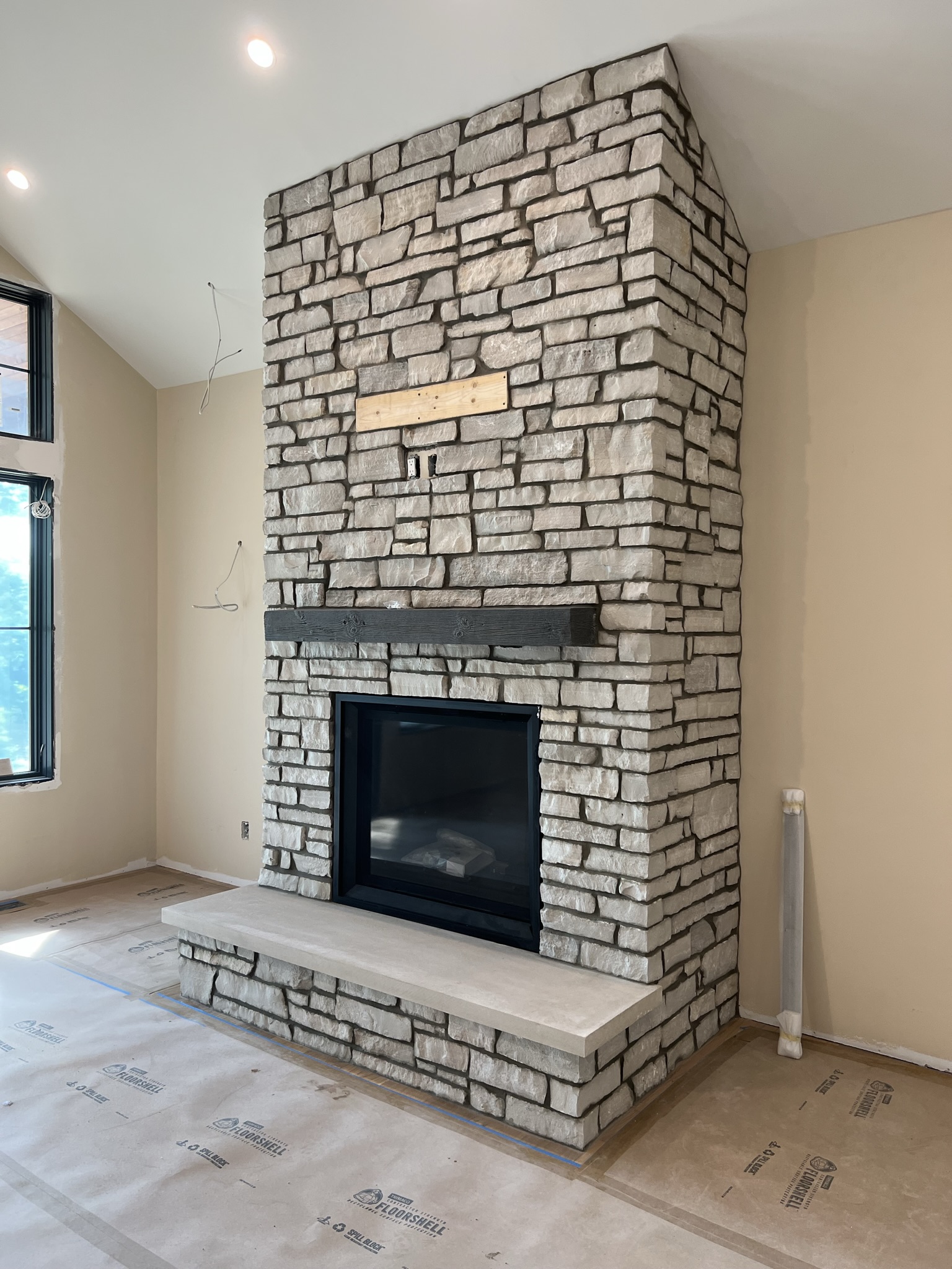 Fireplace masonry project 24