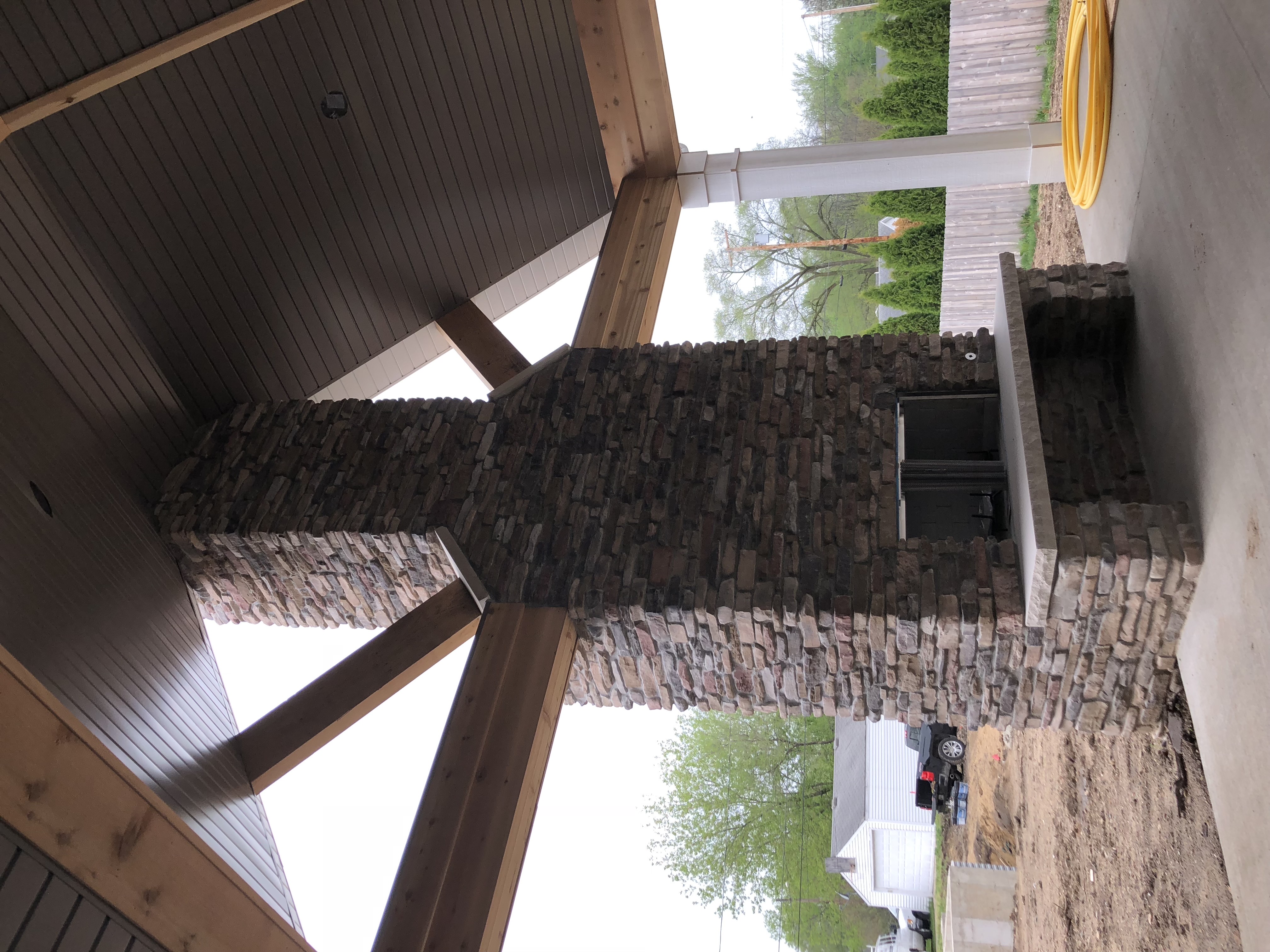 Outdoor living masonry project 24