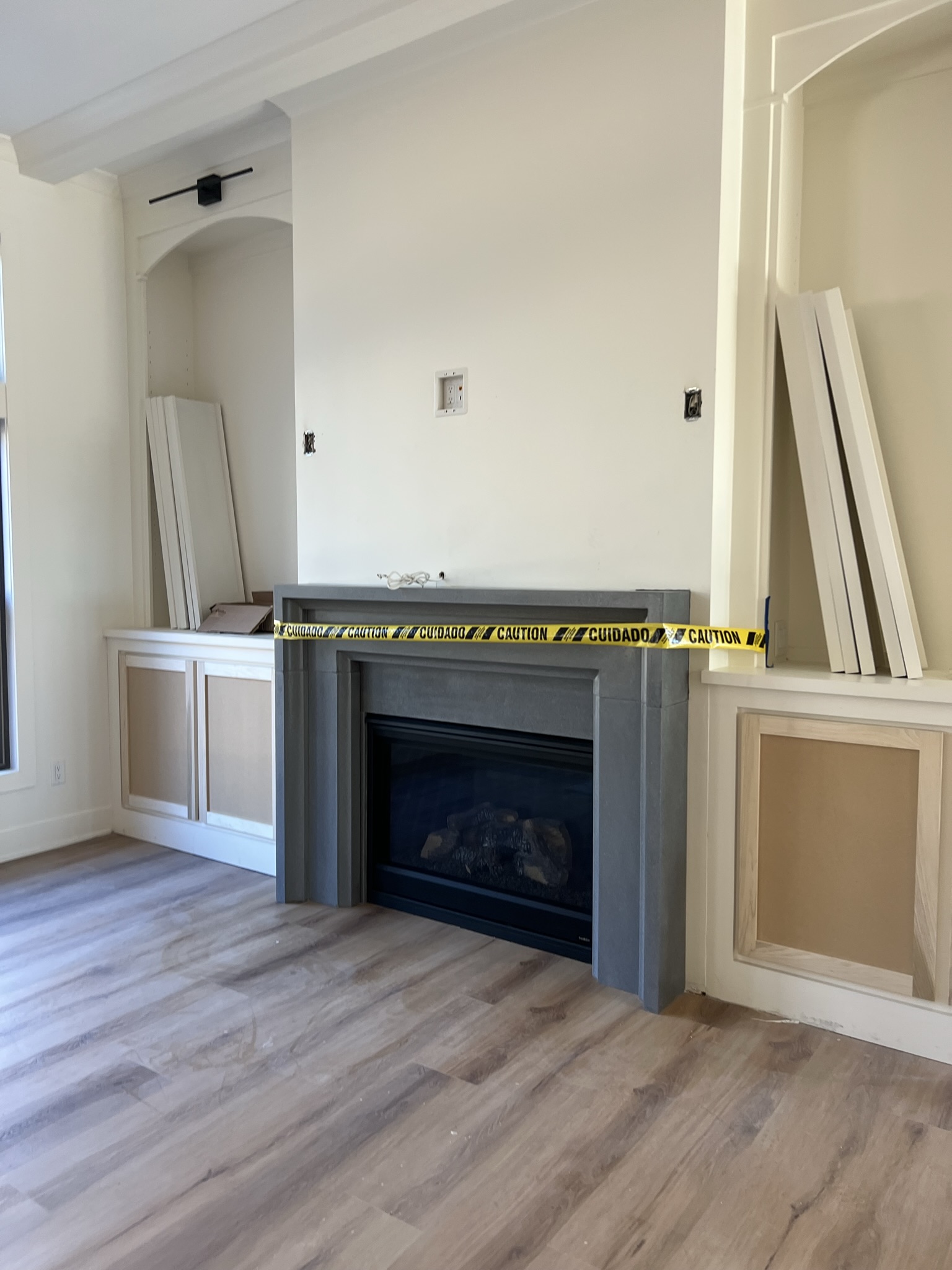 Fireplace masonry project 17