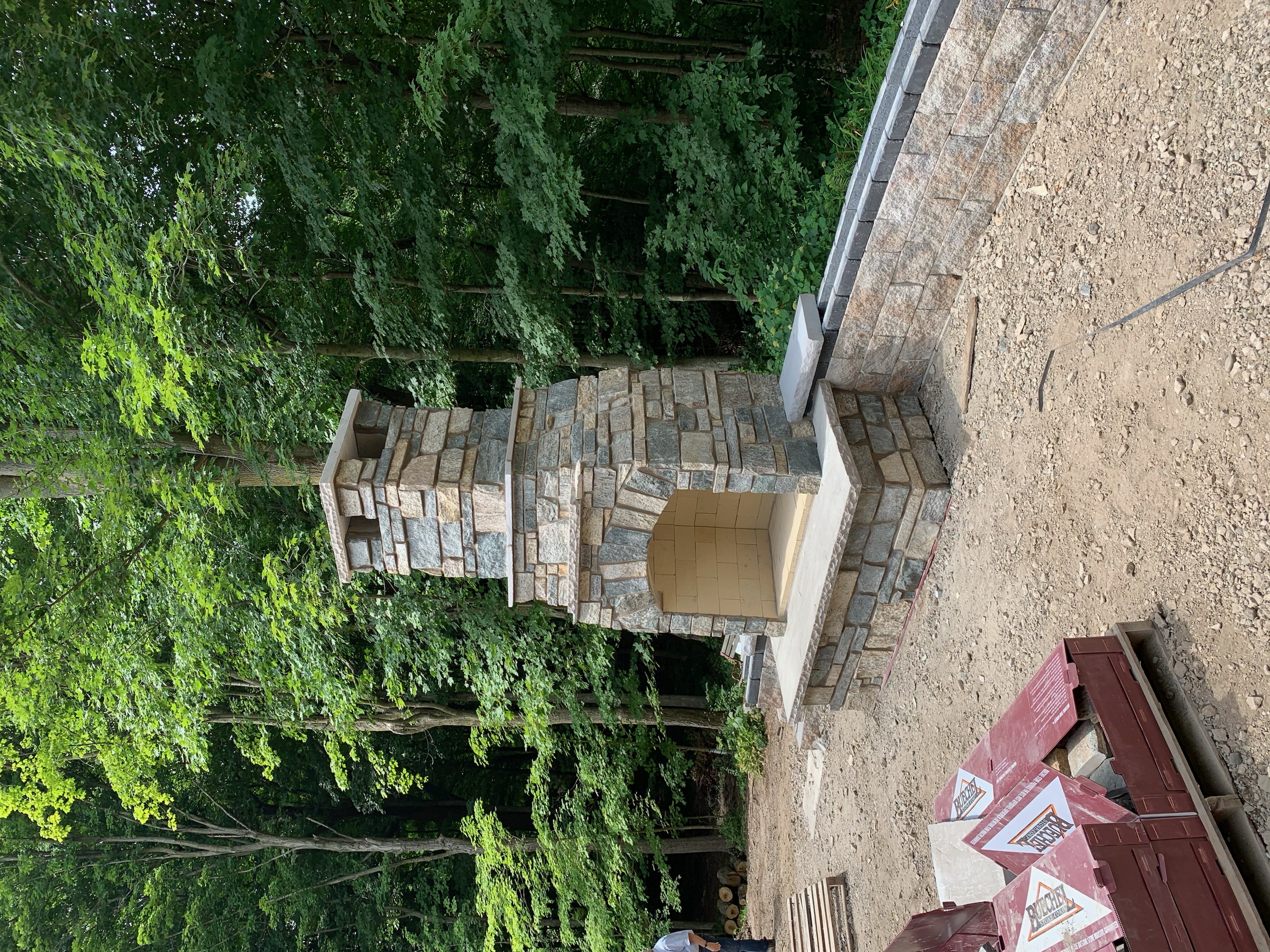 Outdoor living masonry project 18