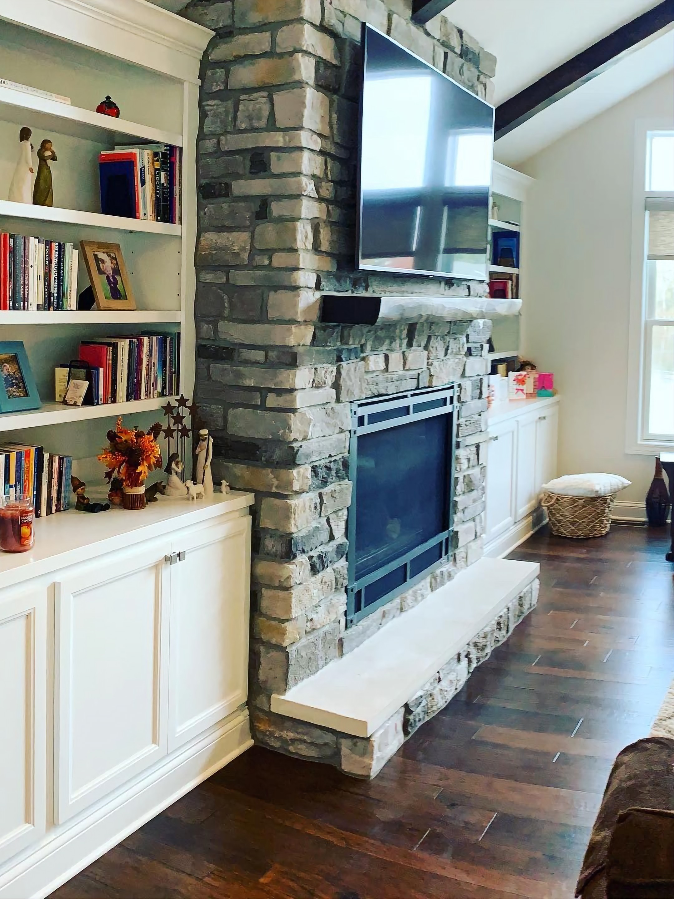 Fireplace masonry project 1