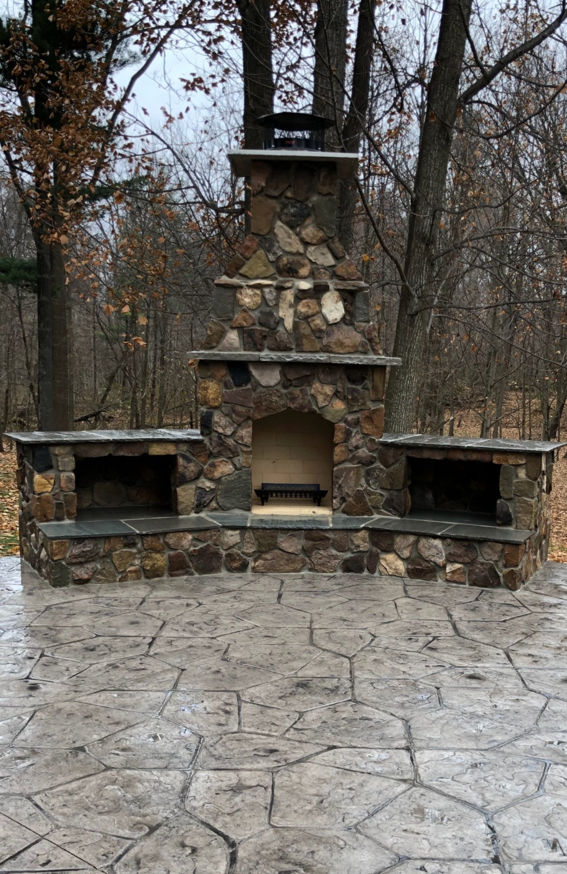 Outdoor living masonry project 10