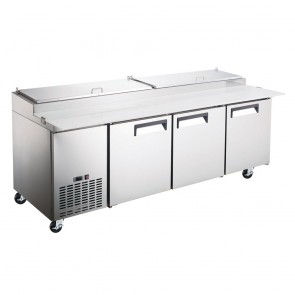 Coldline PIC3-HC 92" Refrigerated Pizza Prep Table - 12 Pans