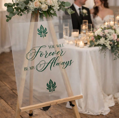 Virginia custom wedding sign rentals