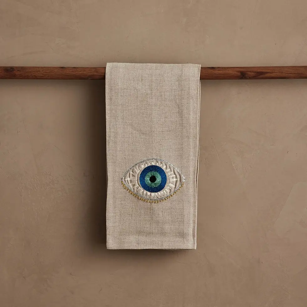 Evil Eye Tea Towel