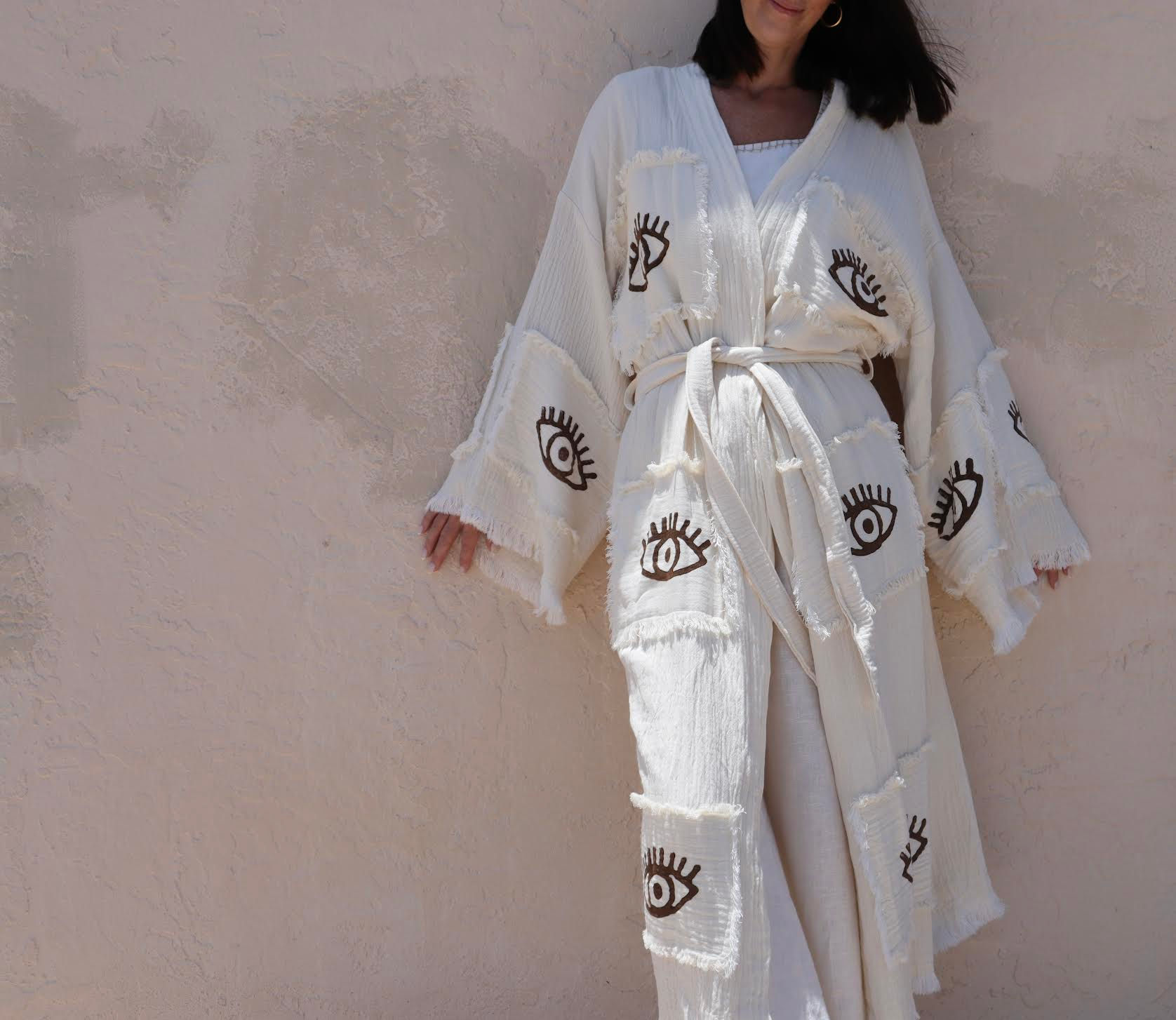 Hand Painted Eye Robe