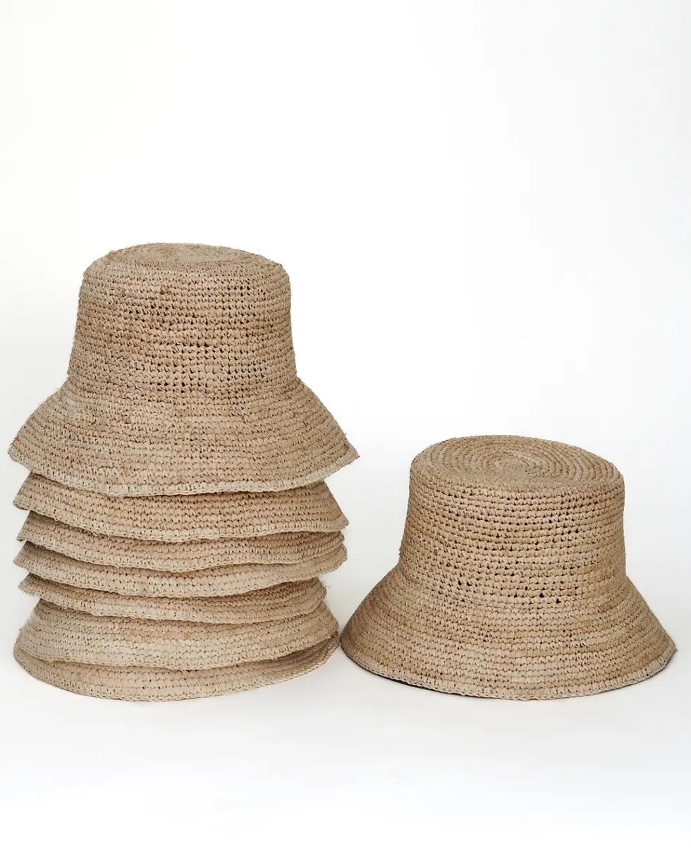 Thumbnail: Isla Raffia Bucket Hat