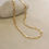 Thumbnail: Gold Filled Double Fringe Chain